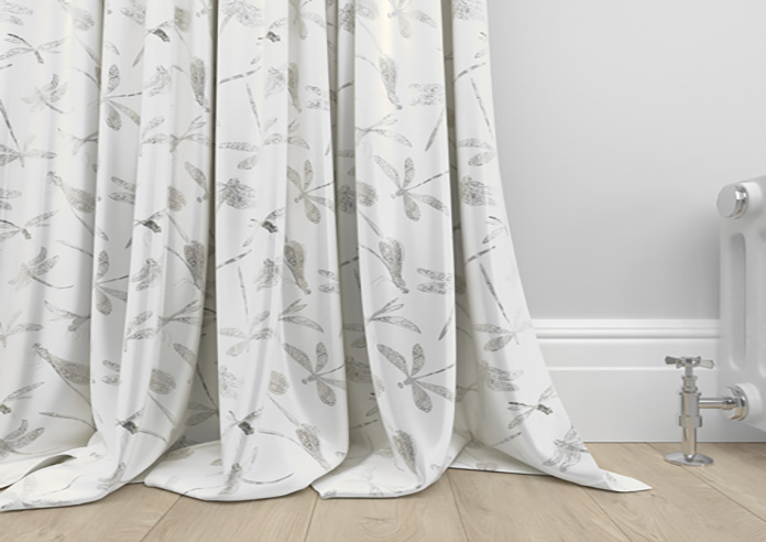 Dragonflies, Soft White - Made to Measure Curtains - Image 6